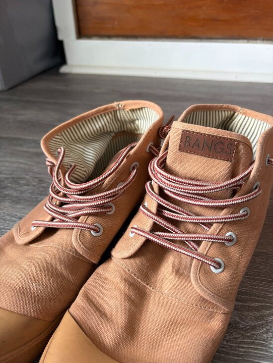 Bangs Other - BANGS Canvas High Top Sneakers Terracotta Ginger Unisex Men's 9 / Women's 10.5